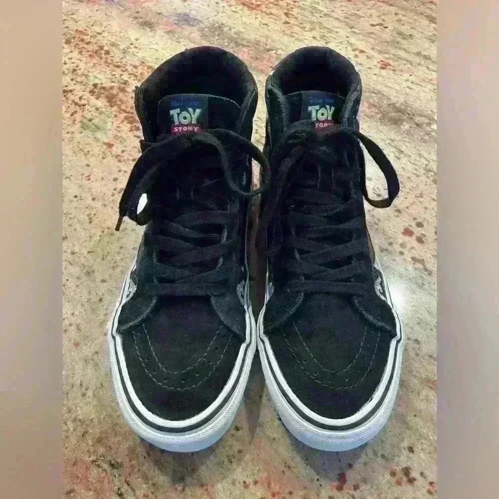 Vans x Disney TOY STORY Sk8-Hi Pixar Buzz Lightyear Suede Mens 7 Shoes 721278 - Picture 6 of 15